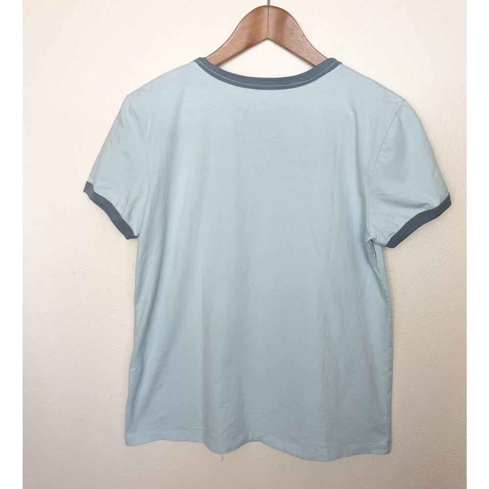 NWT Patagonia Organic Cotton T-Shirt Women’s Sz Medium Blue - Picture 5 of 6